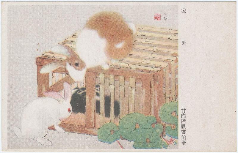Domesticated Rabbits (Ie usagi)