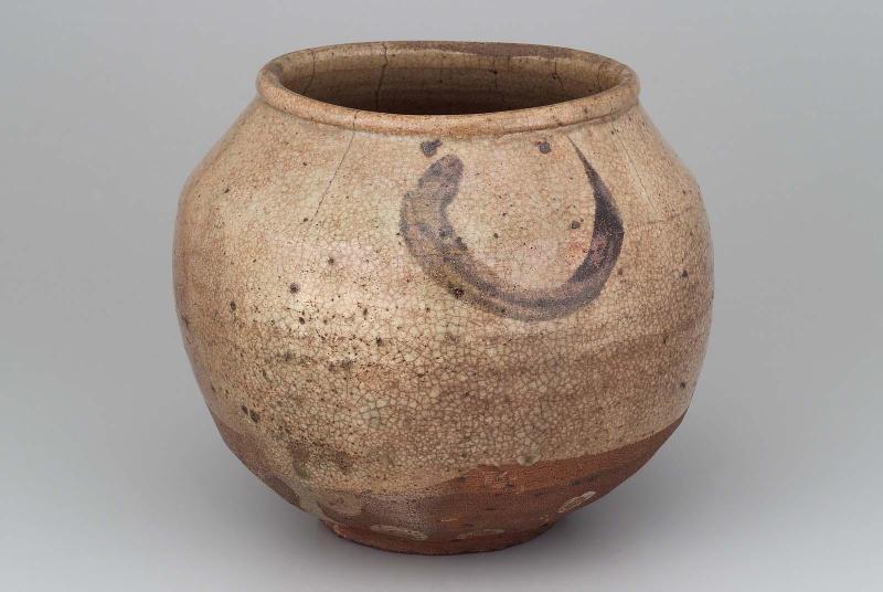 Jar with abstract decoration
