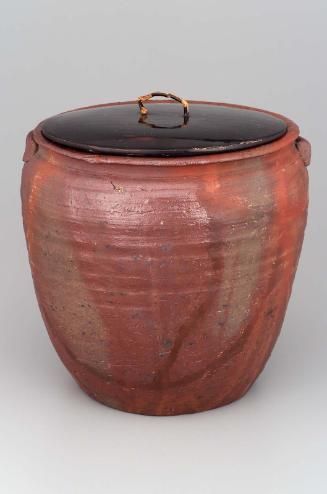 Water-jar with burnt-straw marks