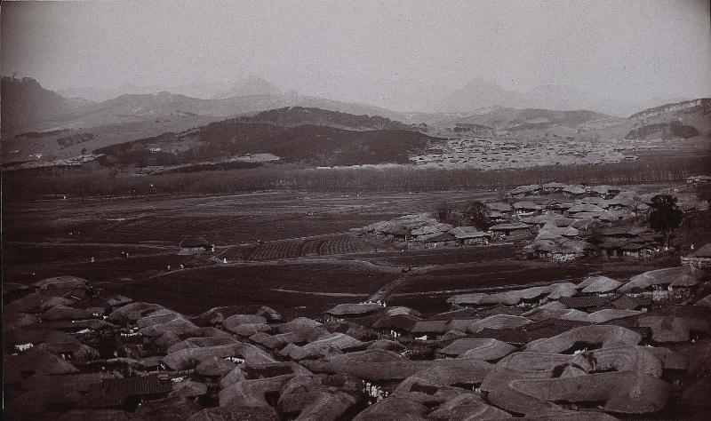 Suburbs of Seoul: The city lies over the hills to the right (NRICP Relic No.: 2915)