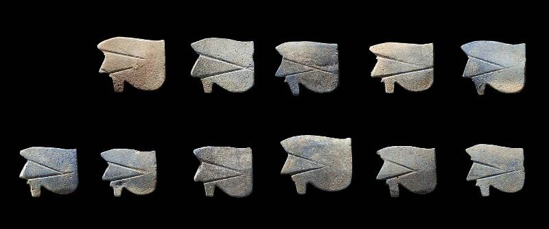 Eye of Horus (wedjat) amulets