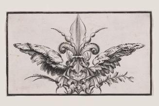Fantastic Headdress with Fleur-de-Lis and Wings
