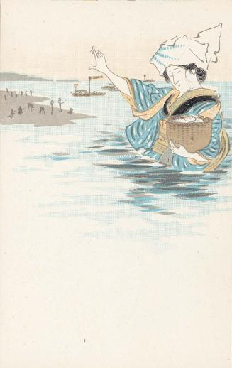 Hold-to-light Card: Female Diver for Abalones