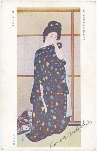 by Takeuchi Seihô, from the series Works Exhibited in the Seventh Ministry of Education Art Exhibition (Dainanakai Monbusho bijutsu tenrankai shuppin)