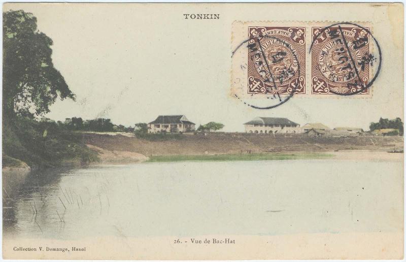 "TONKIN, 26. - Vue de Bac-Hat"