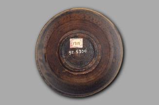 Tea bowl of tenmoku type made in imitation of Chinese Jian ware