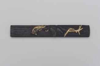 Kozuka with design of cockerel