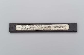 Kozuka with design of poems from the Hyakunin Isshu anthology