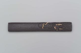 Kozuka with design of Fukurokuju holding a scroll