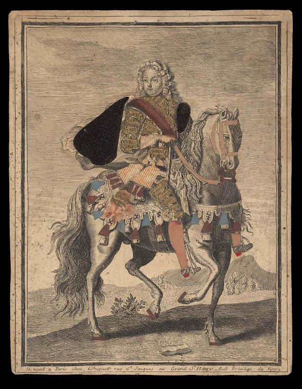 Le Maréchal de Villars (dressed print)