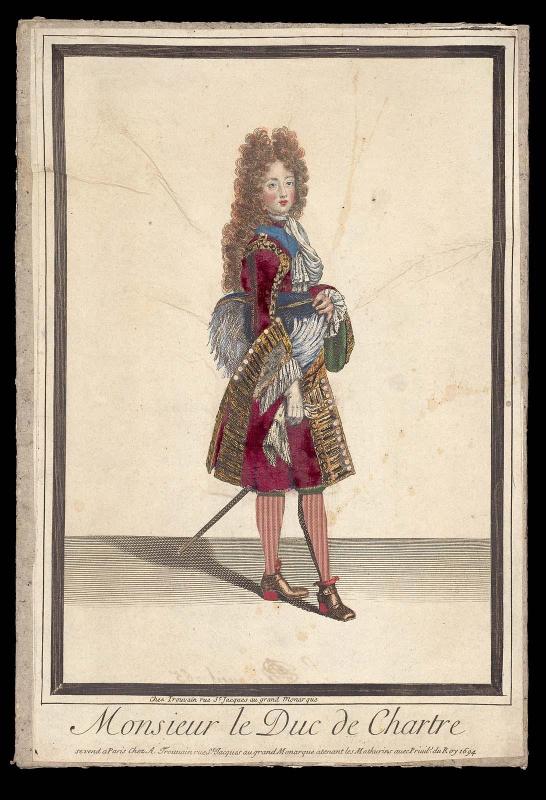 Monsieur le Duc de Chartre (dressed print)