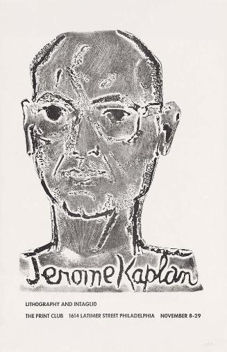 Self-Portrait (Exhibition Poster for The Print Club, Philadelphia)