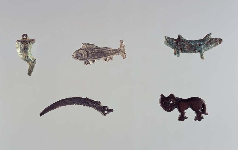 Group shot: 1977.387-389, 50.1534, 50.1527