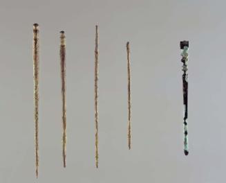 Group shot: 1977.437a-d, 1977.437e