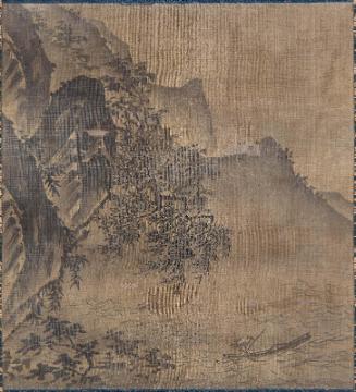 Riverman in Rain Storm