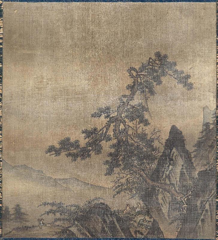 Landscape with Two Scholars under a Pine Tree