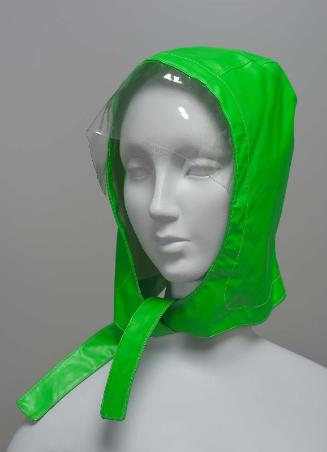 Raincoat and matching rainhood (hood)