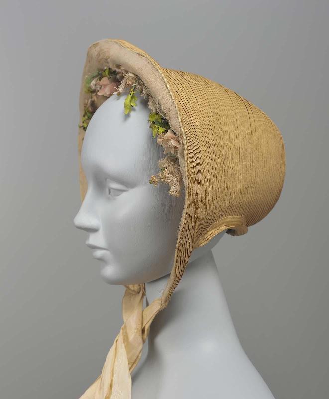 Leghorn straw bonnet