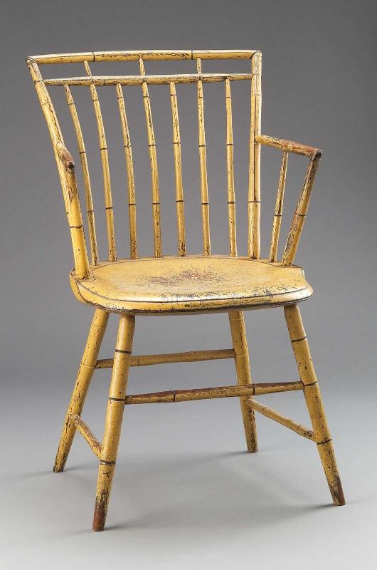 Square-back Windsor armchair