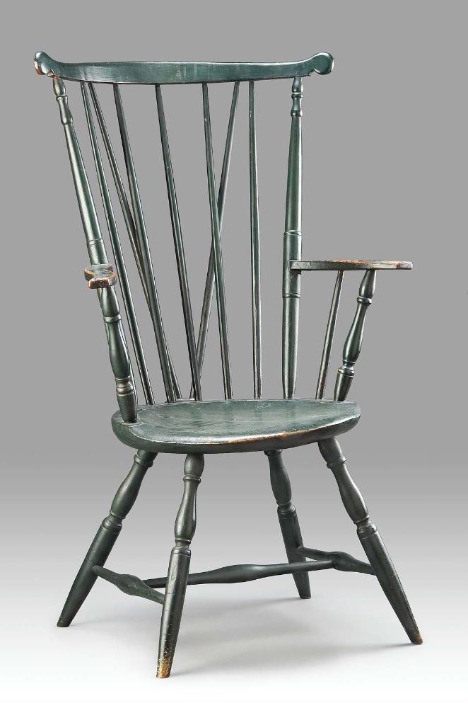 High fan-back Windsor armchair