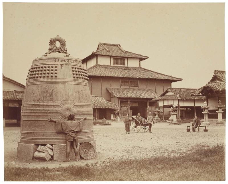 View of Monumental Bell at Hoko-ji, Kyoto