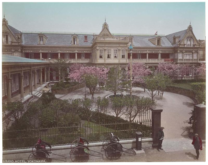View of the Grand Hotel, Yokohama