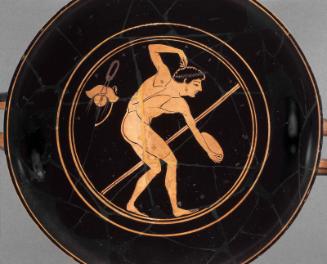 Drinking cup (kylix) depicting pentathletes