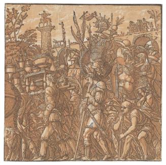 The Triumph of Caesar, Plate 6: The Trophy Bearers