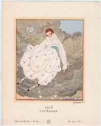"1915 – L'Ouragan," plate 1 from Gazette du Bon Ton, Volume 2, No. 8–9