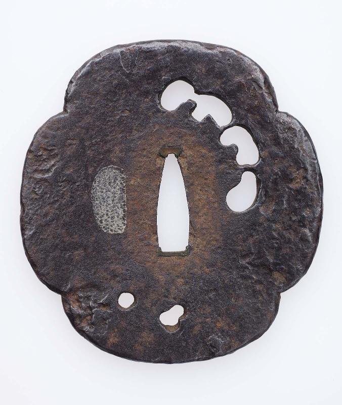Tsuba with pierced design