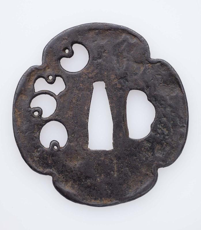 Tsuba with pierced design