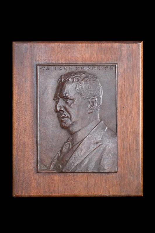 Relief bust of Wallace Goodrich