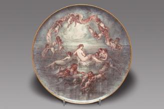 Large dish-shaped plaque