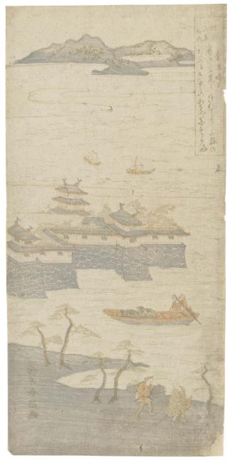 Clearing Weather at Awazu (Awazu seiran), first state, from an untitled series of Eight Views of Ômi (Ômi hakkei)