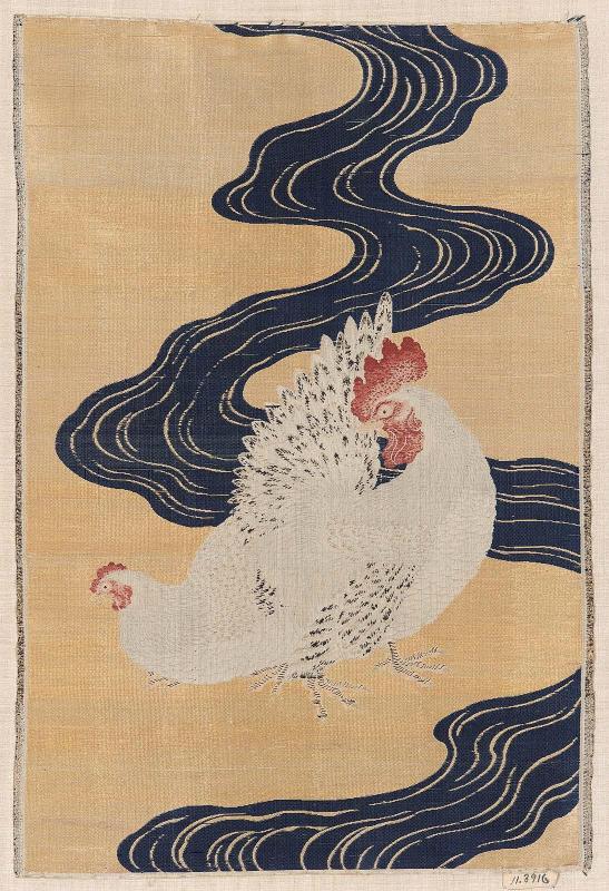 Hanging of rooster and hen