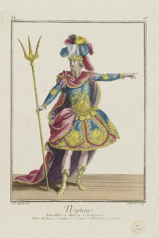 Gallerie des Modes et Costumes Français. 26e Cahier de Costumes Français, 20e Suite d'Habillemens à la mode en 1779.  bb.156, Neptune...