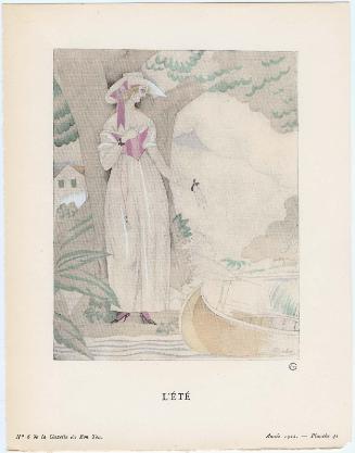 "L'Été," plate 41 from Gazette du Bon Ton, Volume 2, No. 6