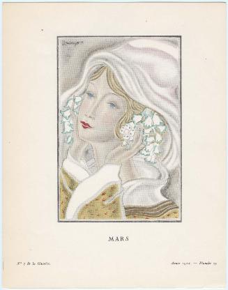 "Mars," plate 33 from Gazette du Bon Ton, No. 7