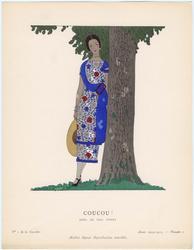 "Coucou! - Robe, de Paul Poiret," plate 1 from Gazette du Bon Ton, No. 1