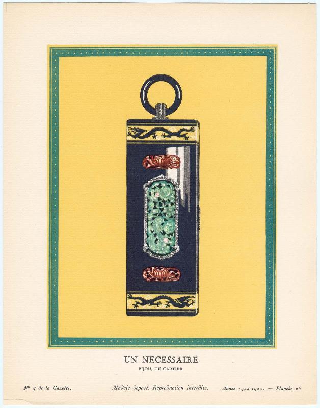 "Un Nécessaire - Bijou, de Cartier," plate 26 from Gazette du Bon Ton, No. 4
