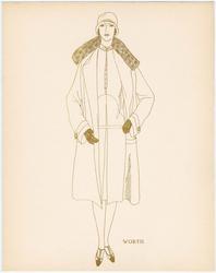 "Douze Robes pour Décembre 1925 - Worth," croquis from Gazette du Bon Ton, No. 9