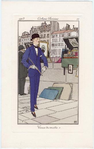 "Tenue du matis," plate 77 from Journal des Dames et des Modes