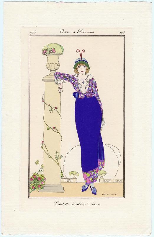 "Toilette d'après-midi," plate 103 from Journal des Dames et des Modes