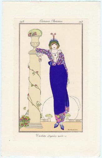 "Toilette d'après-midi," plate 103 from Journal des Dames et des Modes