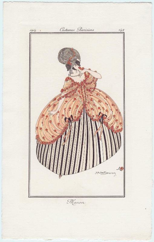 "Manon," plate 142 from Journal des Dames et des Modes