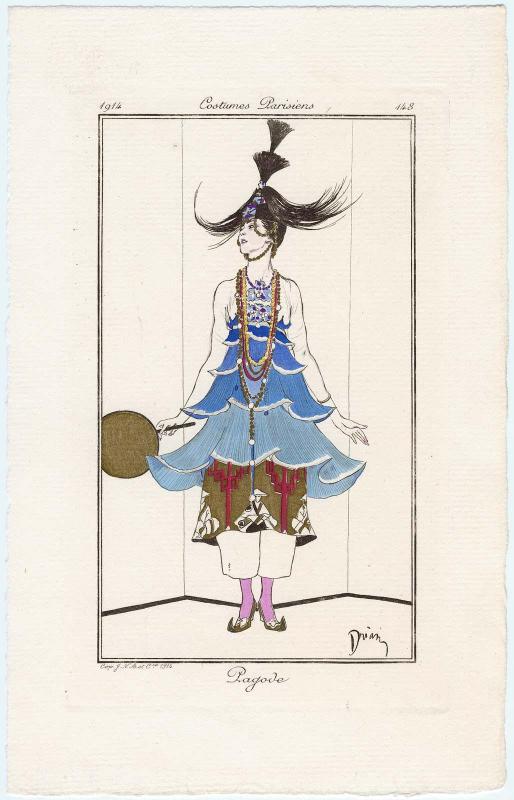 "Pagode," plate 148 from Journal des Dames et des Modes