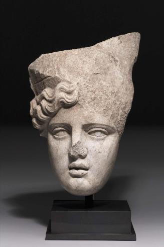 Face of a Goddess with a Mural Crown