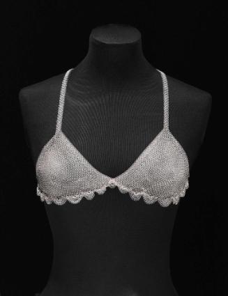 Woman's bra and necklace