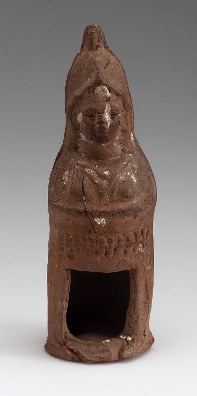 Lantern topped by the figure of a woman