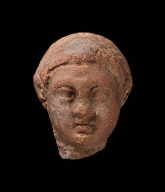 Head of a male statuette